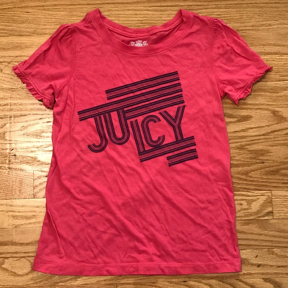 Juicy Couture Girls Pink T-Shirt size 8